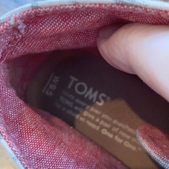 Toms Women’s 9.5 Us Ikat Desert Espadrille Wedge Bootie Gray White - Picture 7 of 7